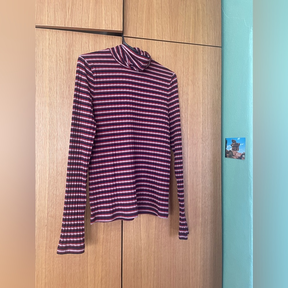 Madewell striped turtleneck size L